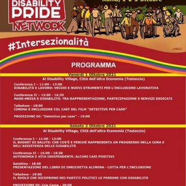 Disability Pride, una tre giorni per valorizzare la disabilità